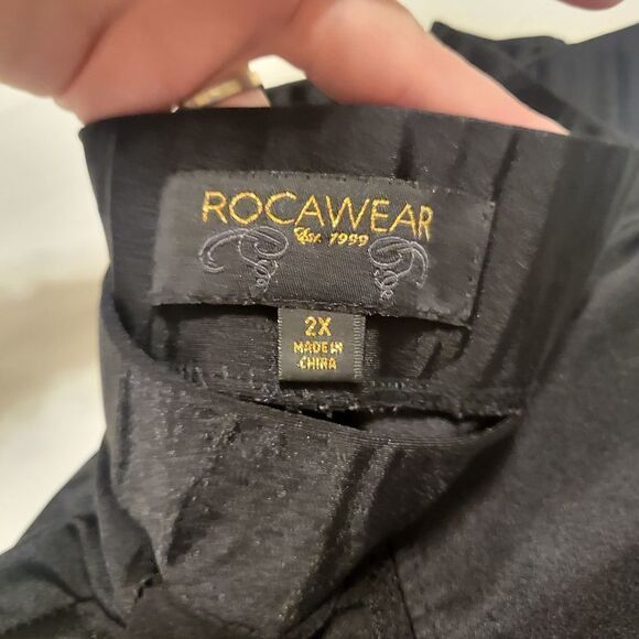 Rocawear black plus size cropped leggings - Picture 3 of 6